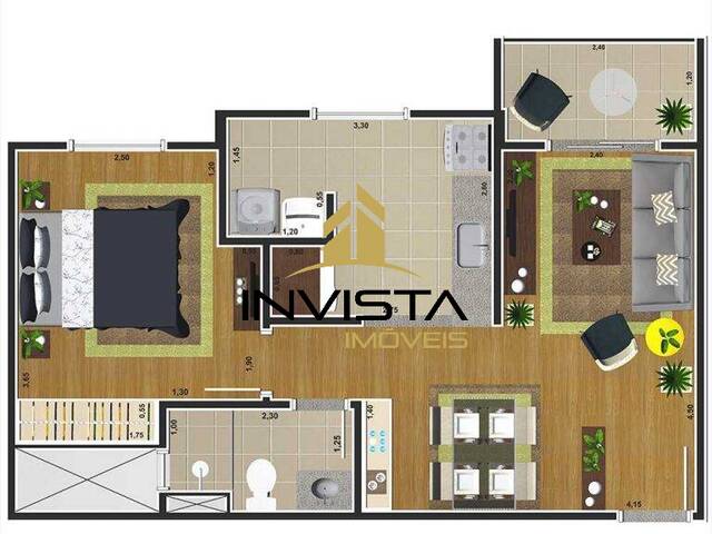 #1047 - Apartamento para Venda em São José dos Campos - SP - 3